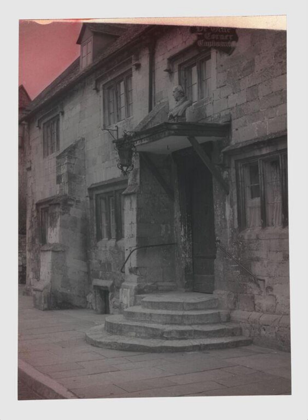 Vintage Stone Building Entrance