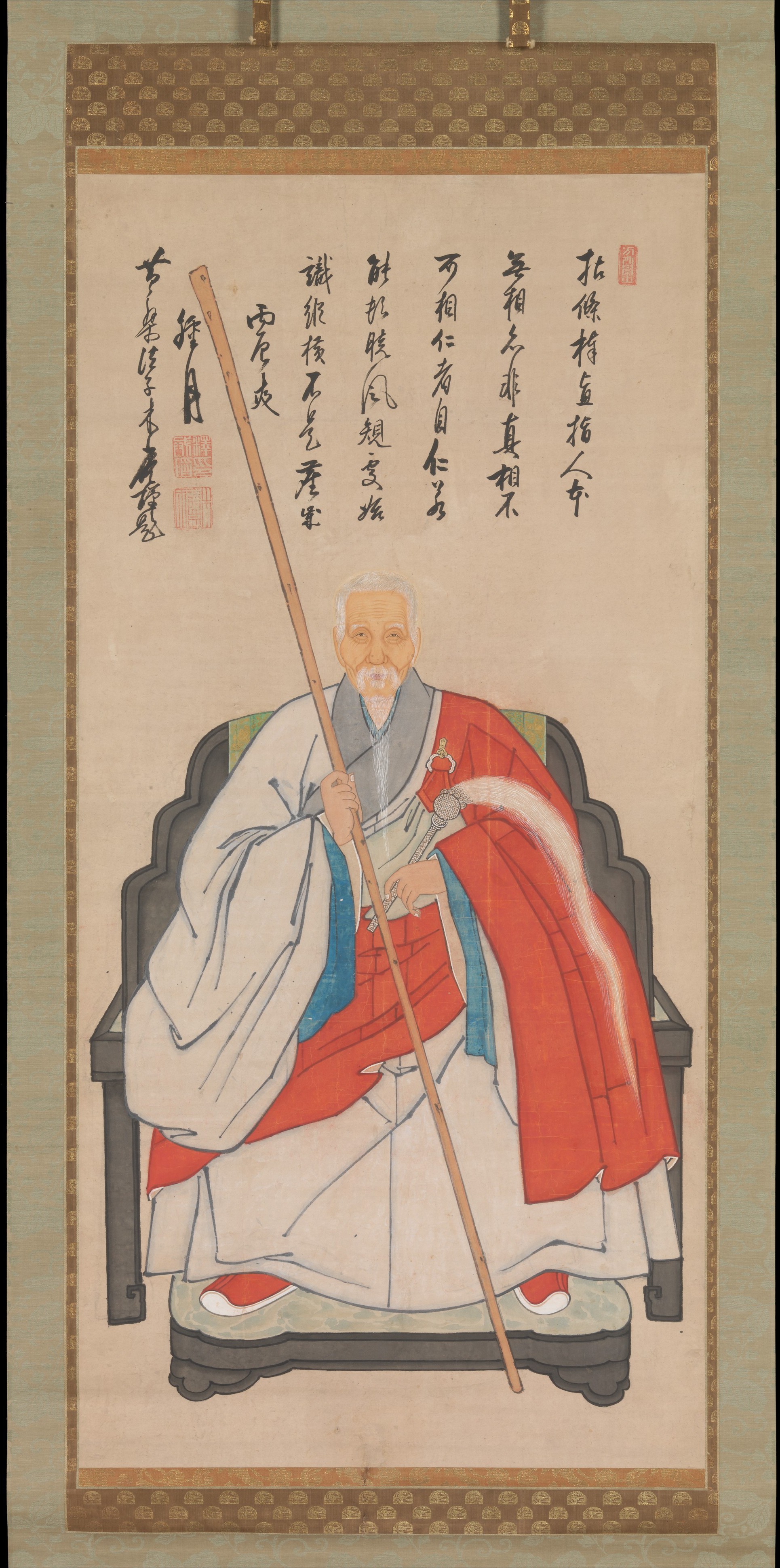 Portrait of an Elderly Monk