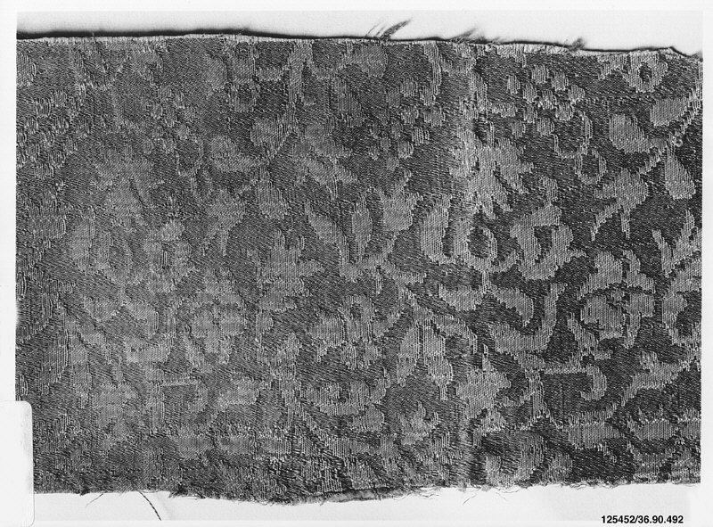 Antique Patterned Woven Textile Fragment