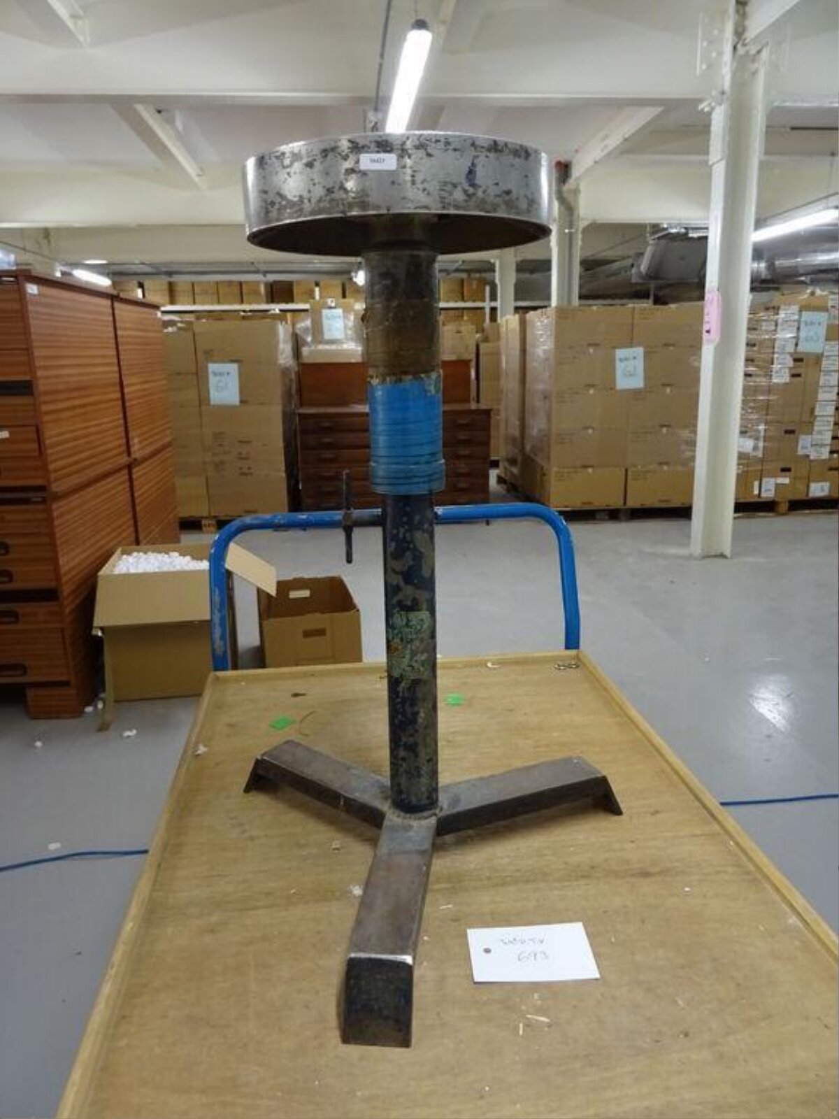 Vintage Metal Industrial Stand
