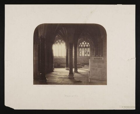 Wells Cathedral Aisle Interior