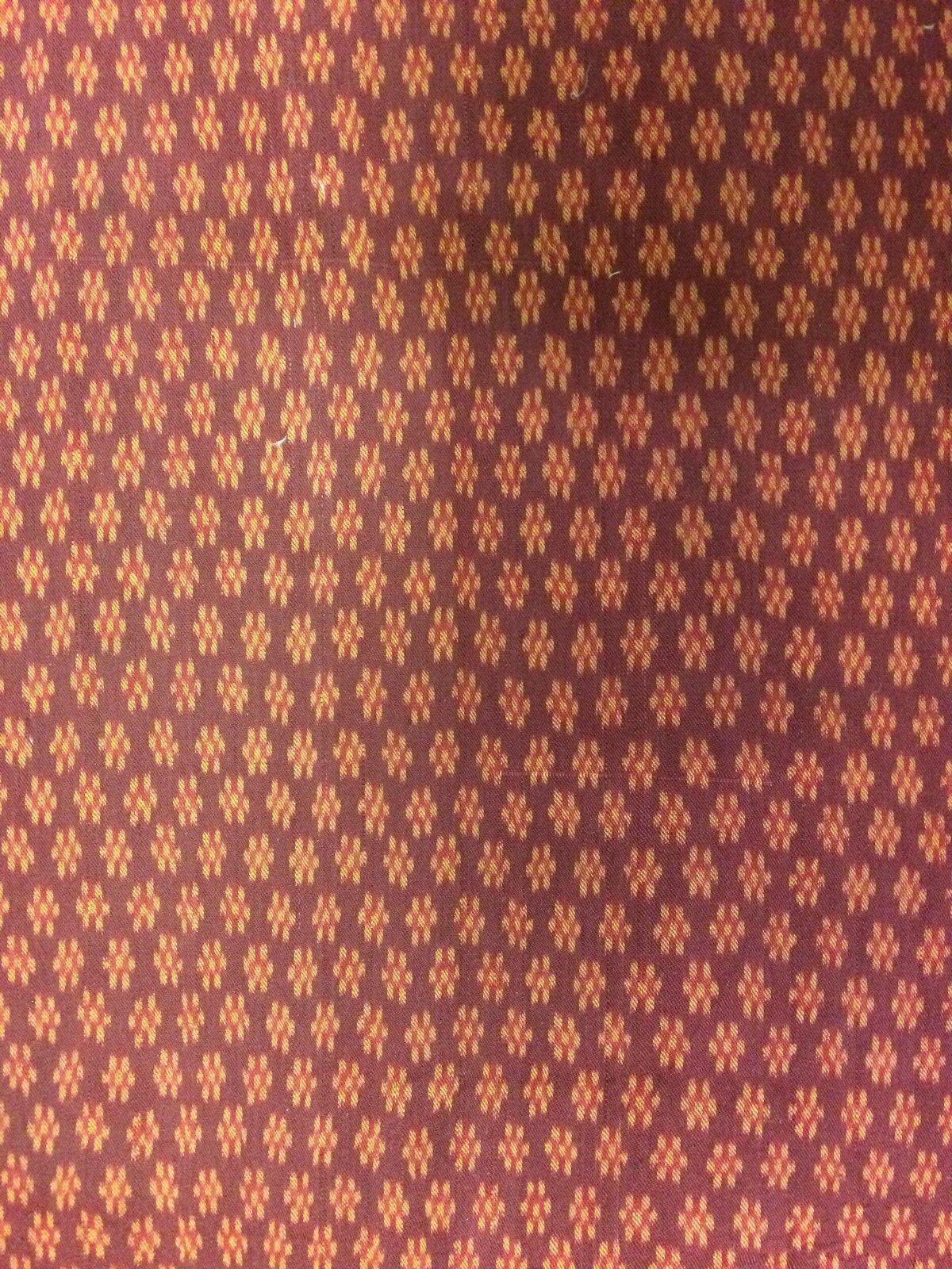 Warm Tone Geometric Pattern Fabric