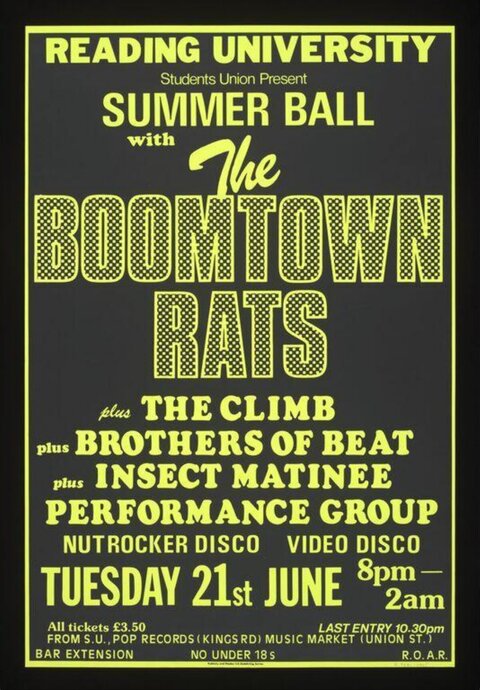 Reading University Summer Ball Poster