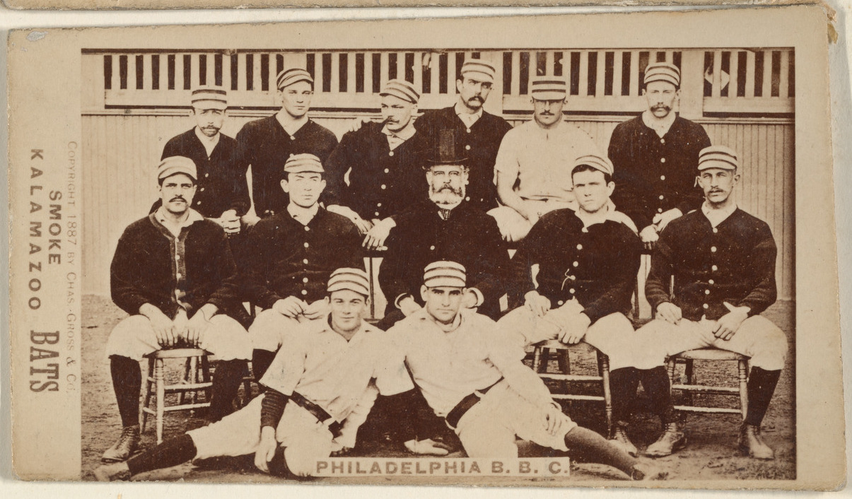 1887 Philadelphia Baseball Team Photo
