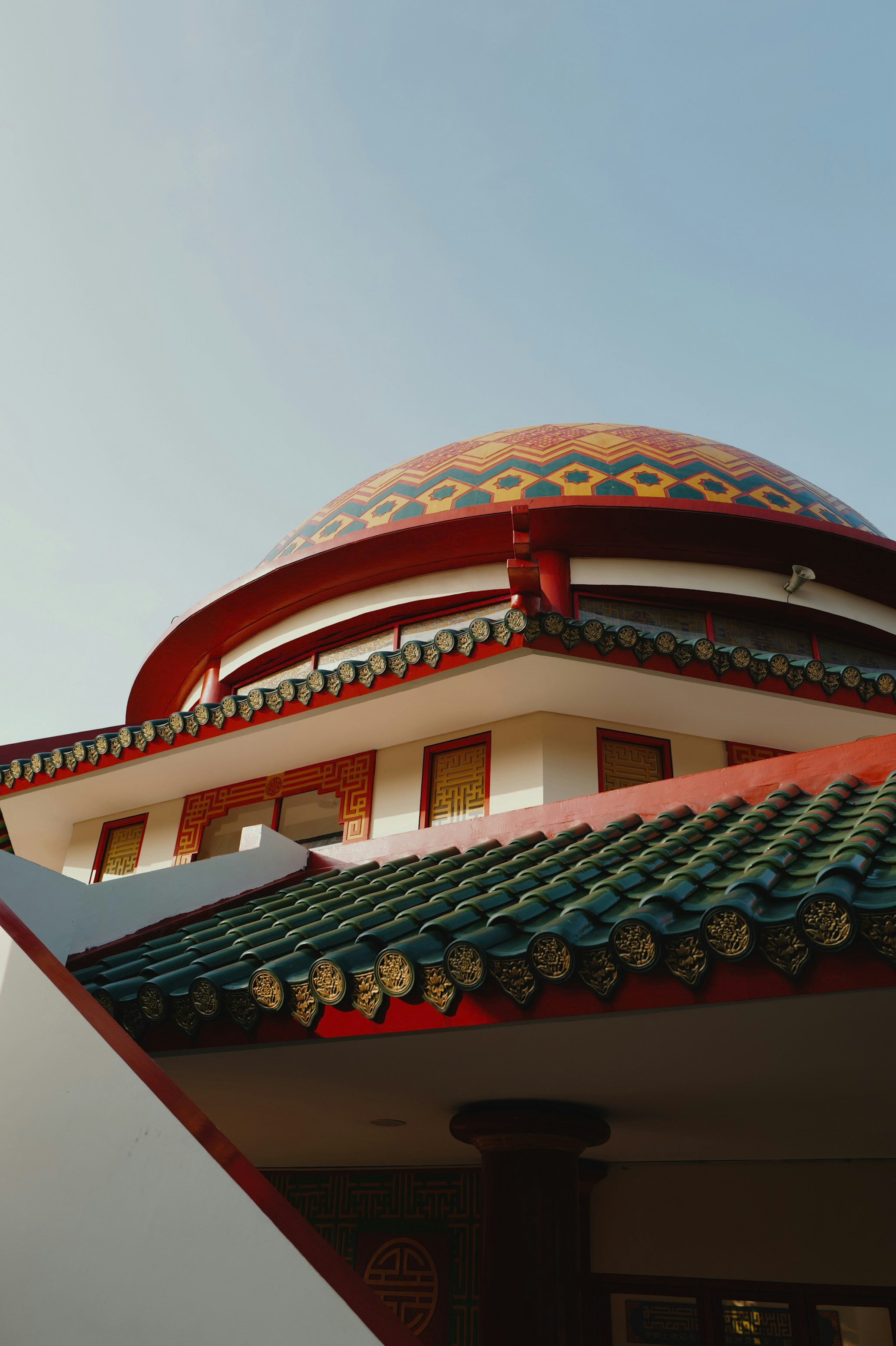 Traditional Chinese-style Domed Building