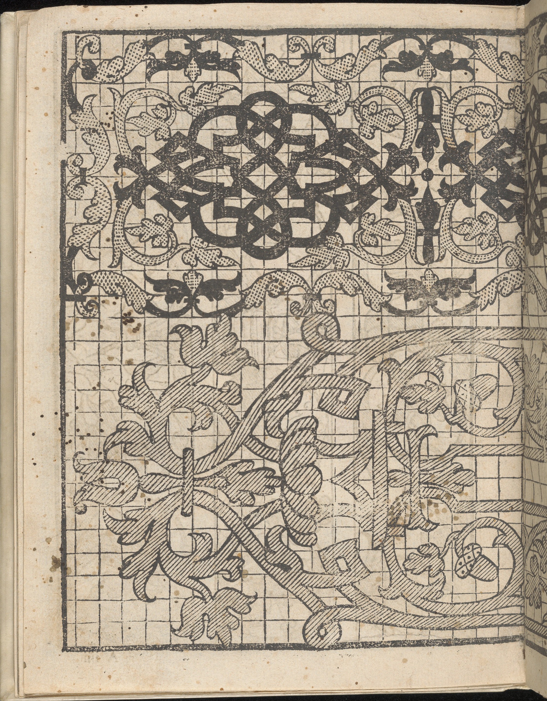 Antique Printed Decorative Pattern