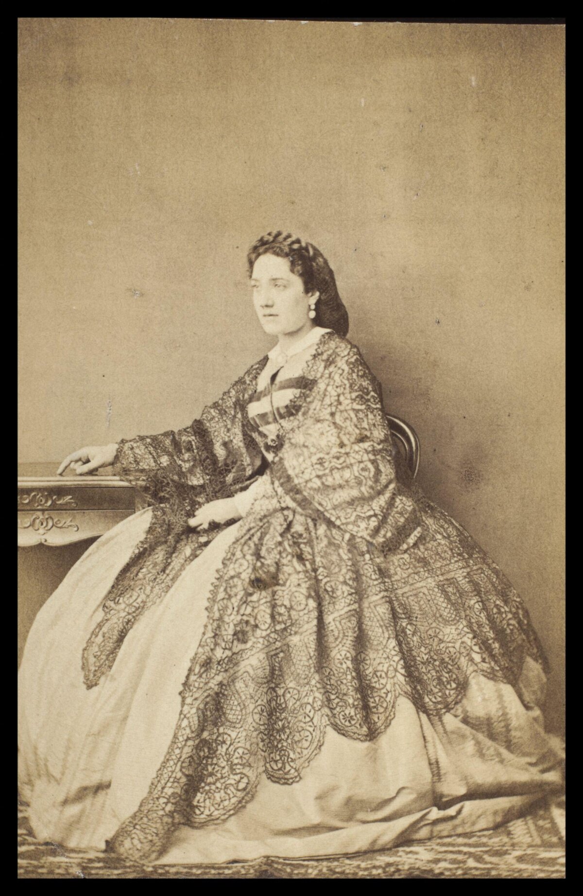 19th Century Seated Woman Portrait