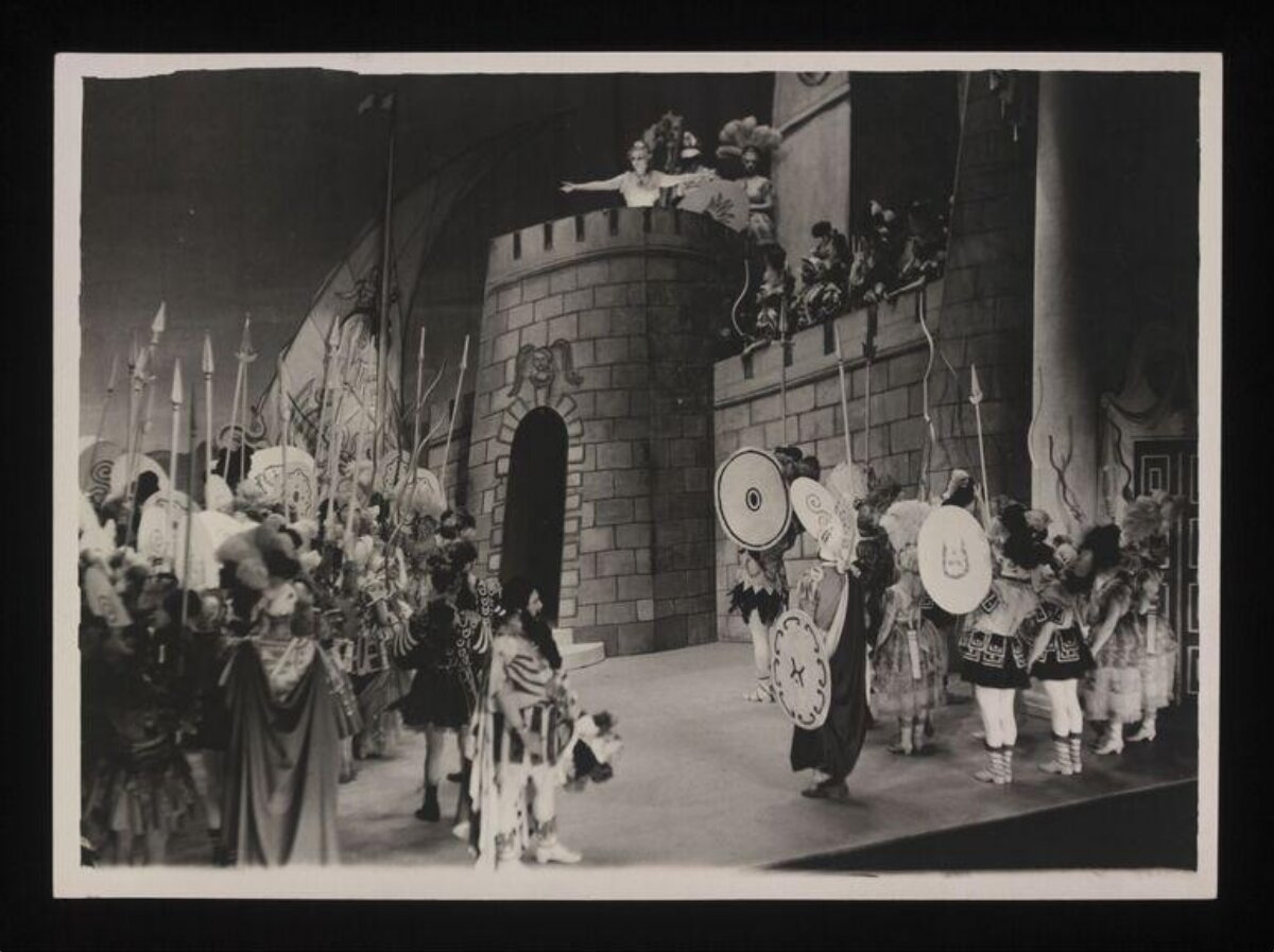Vintage Ancient Themed Stage Performance
