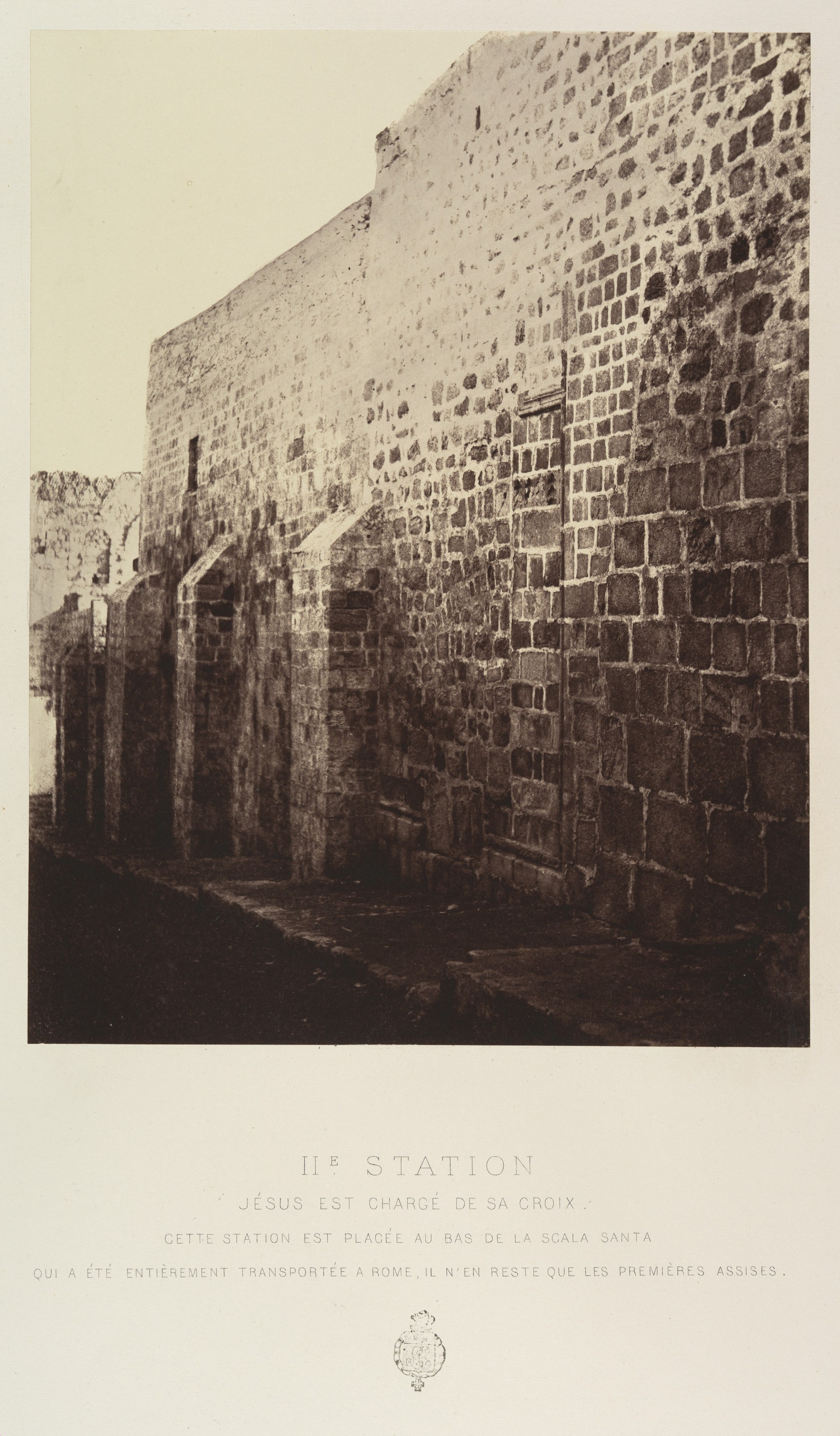 Old Photo of Second Station of the Cross