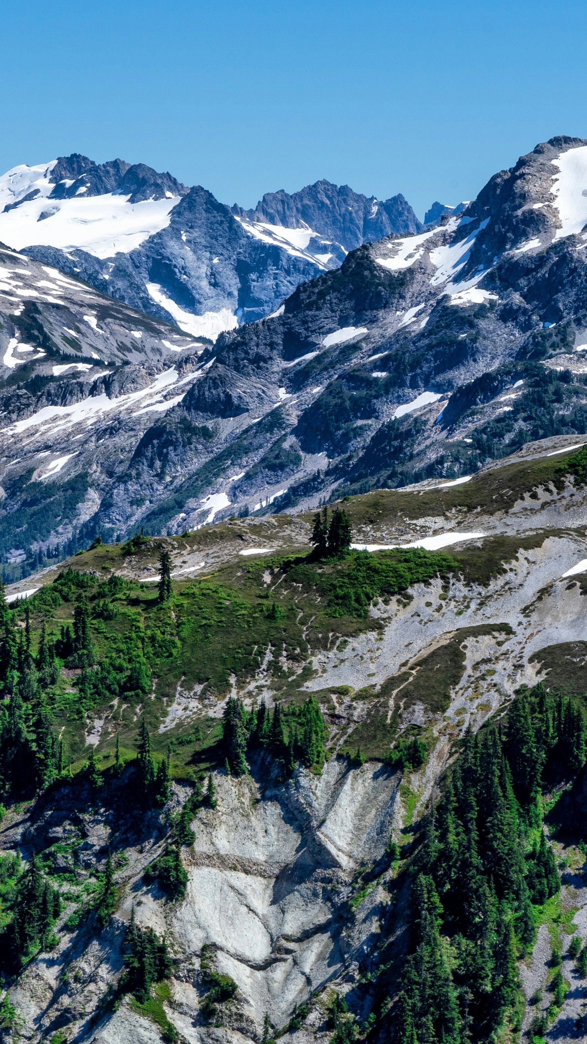Snow-capped Mountain Landscape