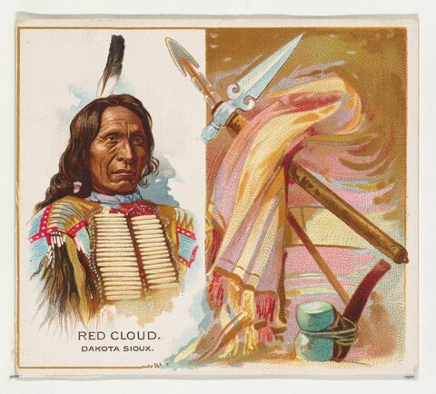 Portrait of Red Cloud, Dakota Sioux