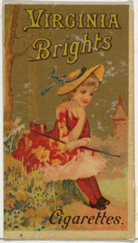 Virginia Brights Cigarettes Vintage Ad