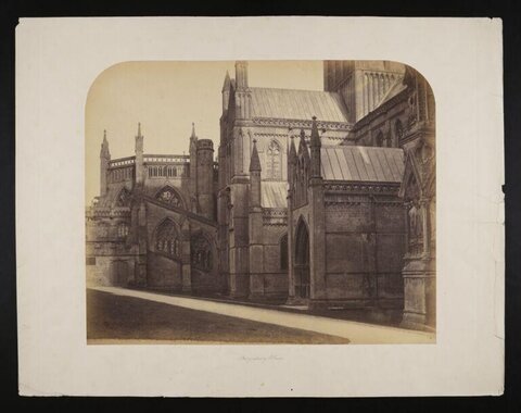 Vintage Photo of Gothic Cathedral