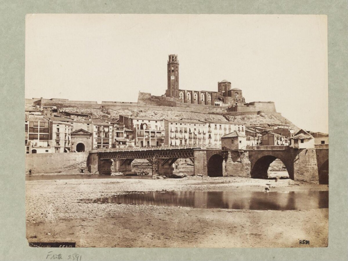 Vintage Riverside Hill Town View