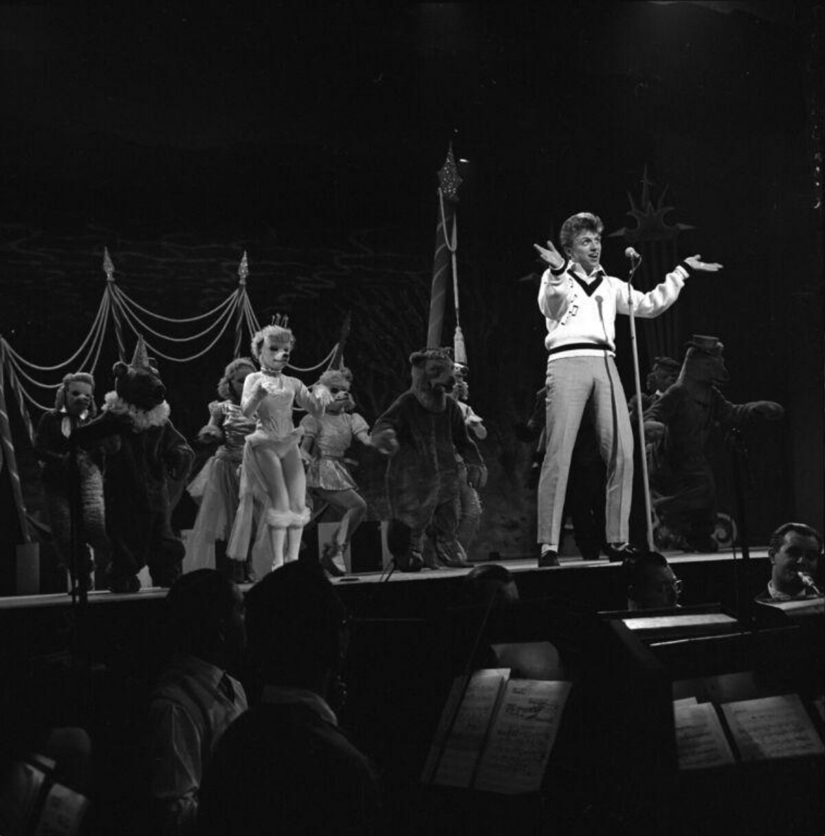 Vintage Stage Musical Performance