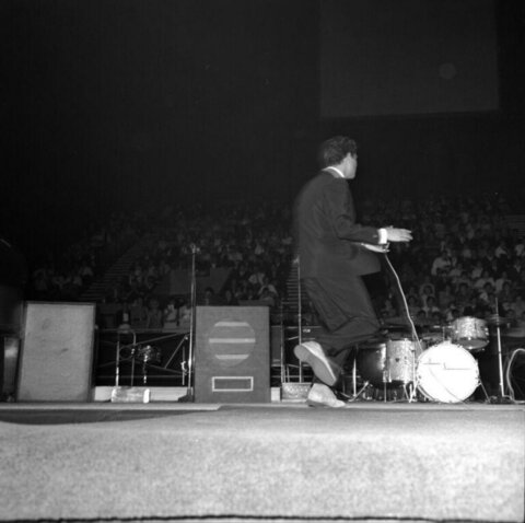 Male Performer On Concert Stage