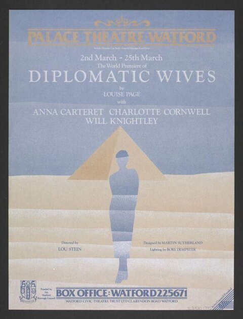 Watford Palace Theatre Diplomatic Wives Poster