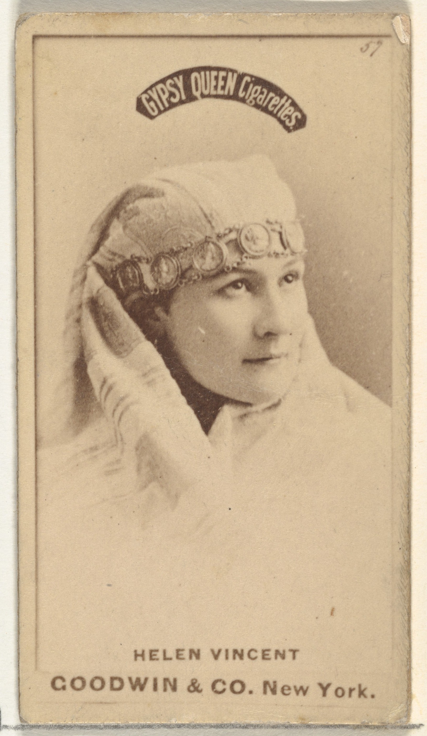 Helen Vincent Gypsy Queen Cigarette Card