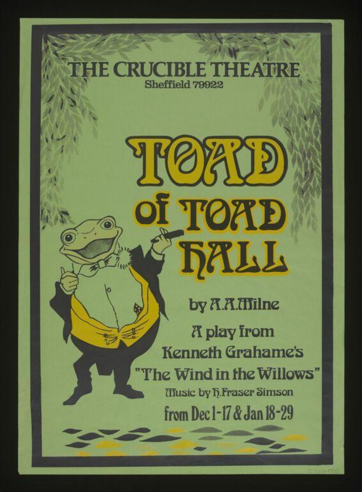 Toad of Toad Hall Theatre Poster