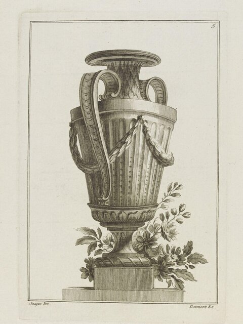 Engraved Ornamental Vase