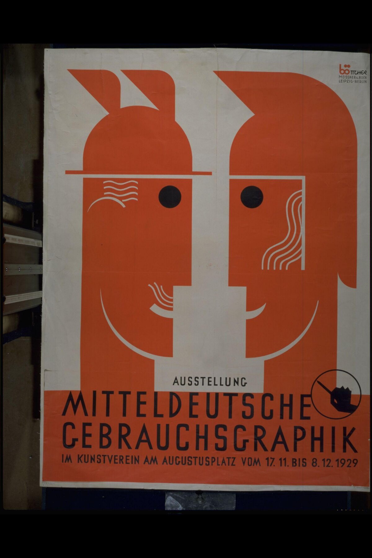 1929 German Applied Graphics Exhibition Poster