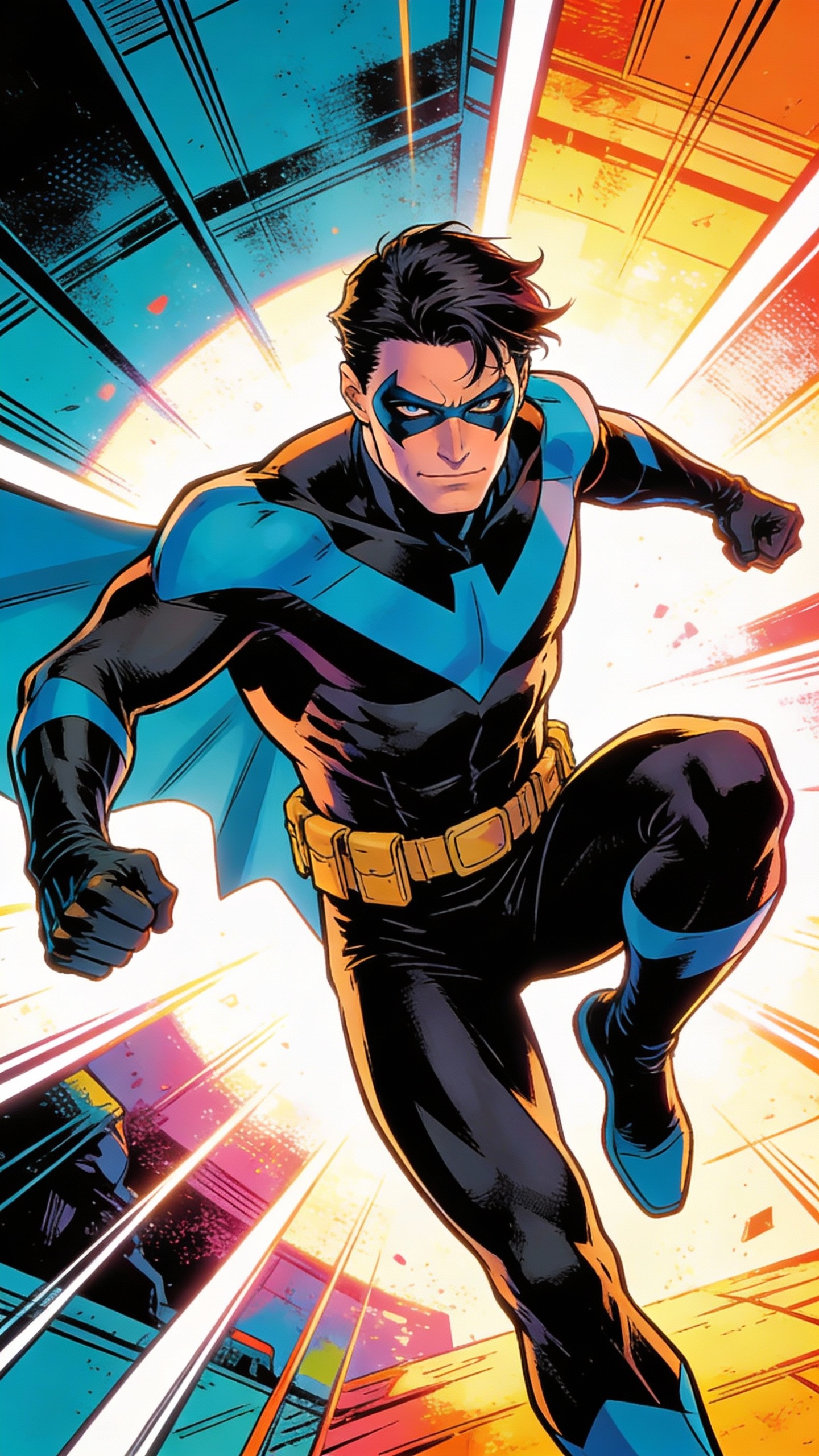 Nightwing Comic Cover Art