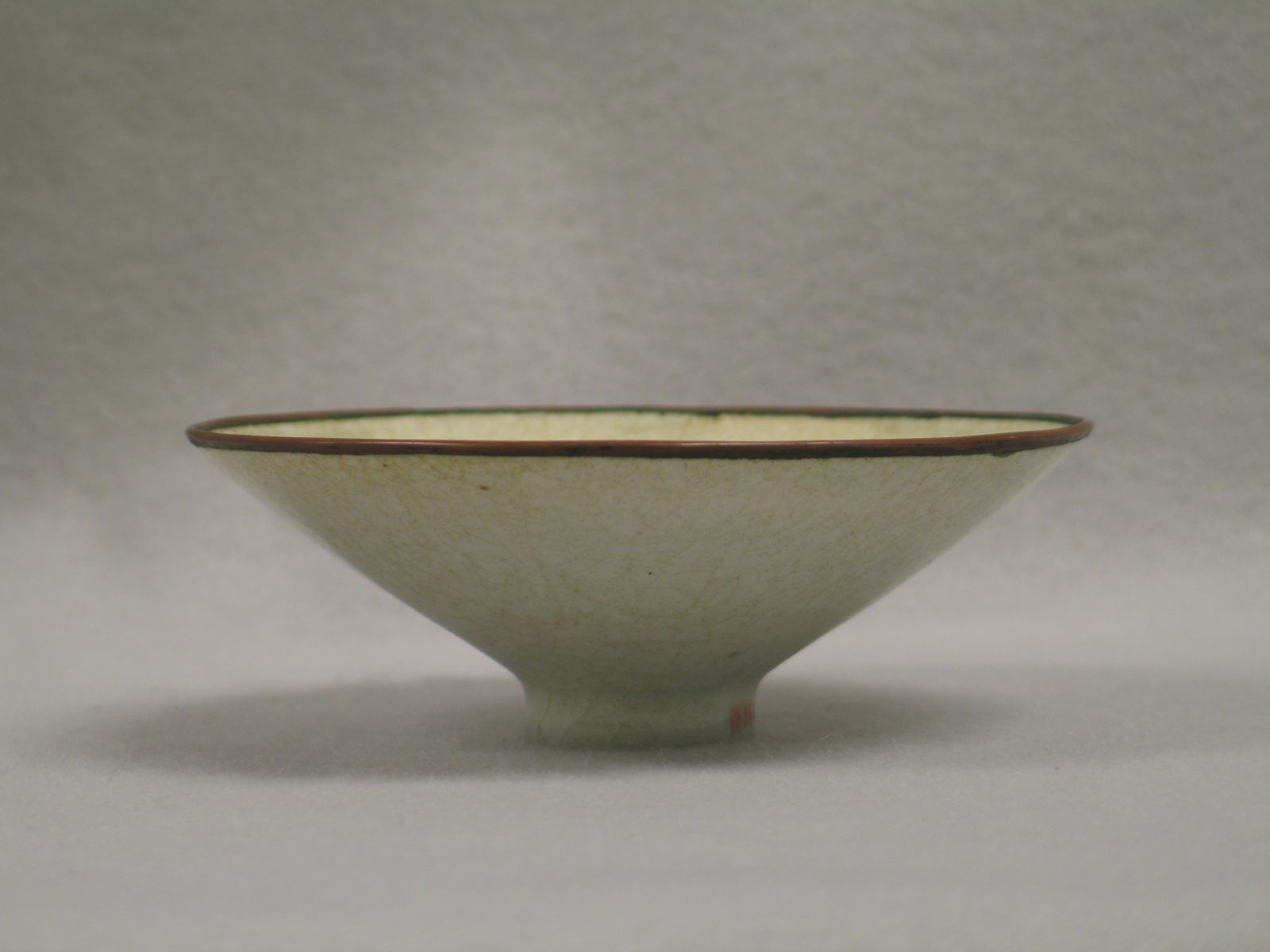 Off-white Conical Porcelain Bowl