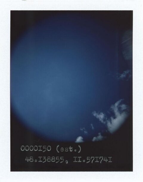 Blue Sky with Coordinate Markings