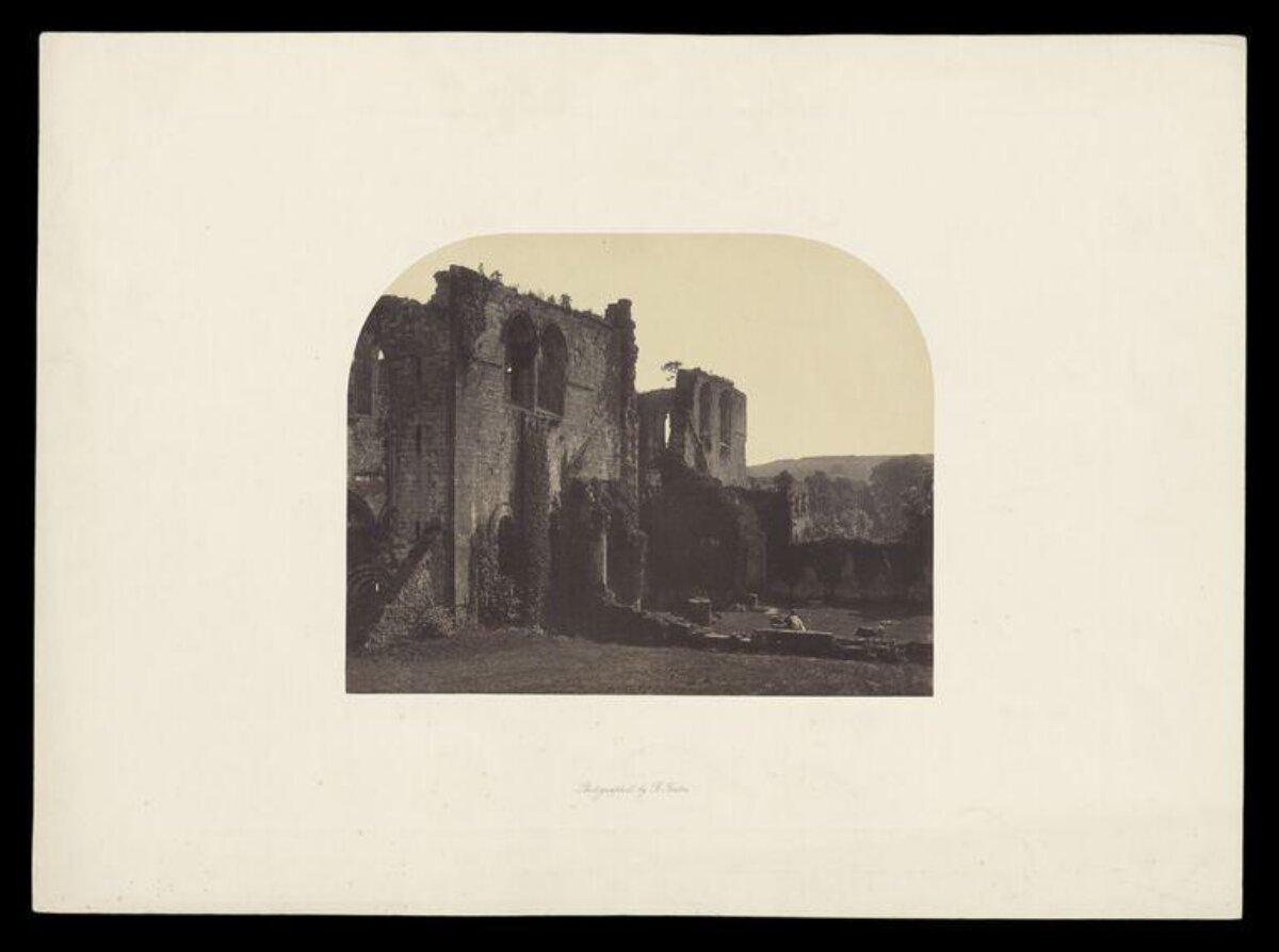 Vintage Photograph of Stone Ruins