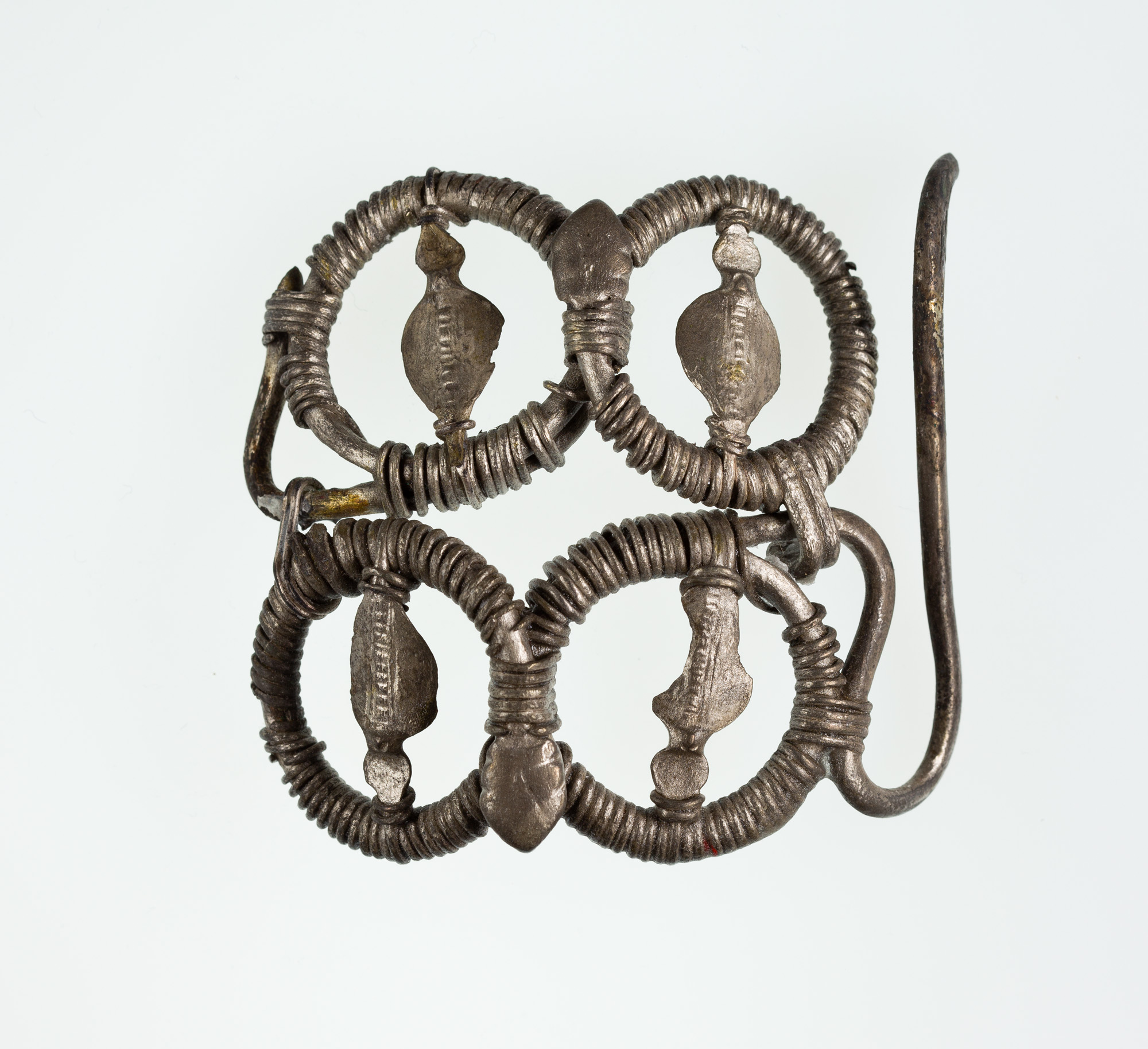 Ancient Silver Wirework Brooch