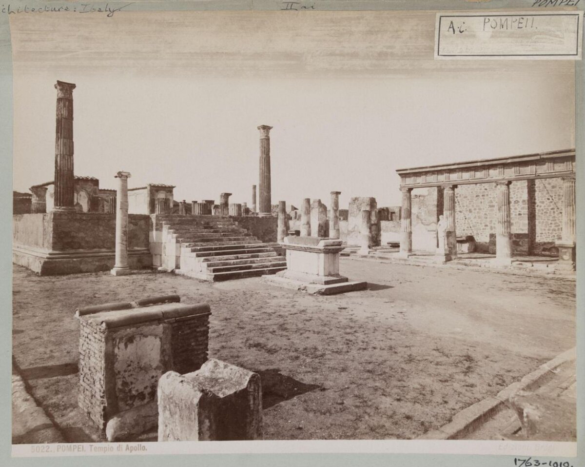 Temple of Apollo Ruins at Pompeii