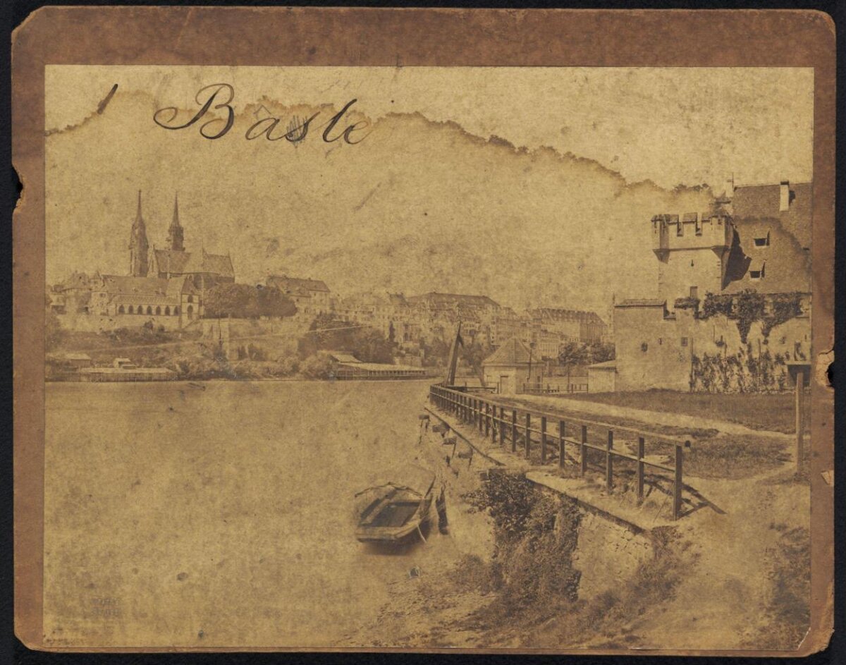 Vintage Basle Riverside View