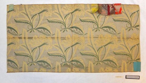 Vintage Floral Textile Sample