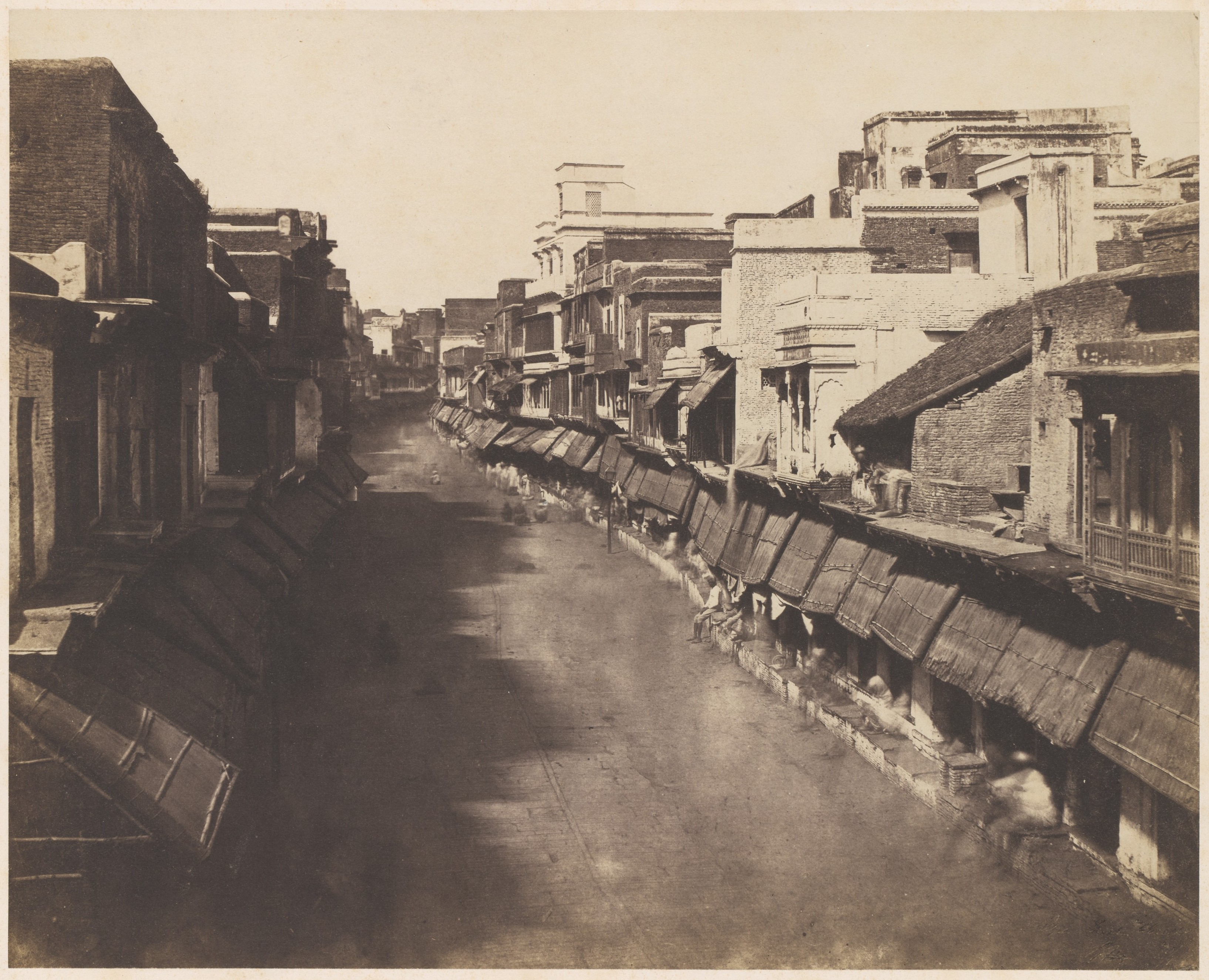 Vintage Indian Bazaar Street