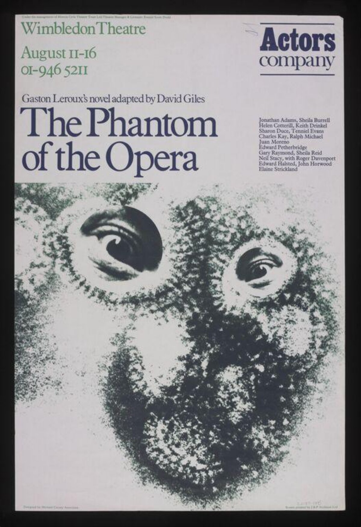 The Phantom of the Opera Theater Poster
