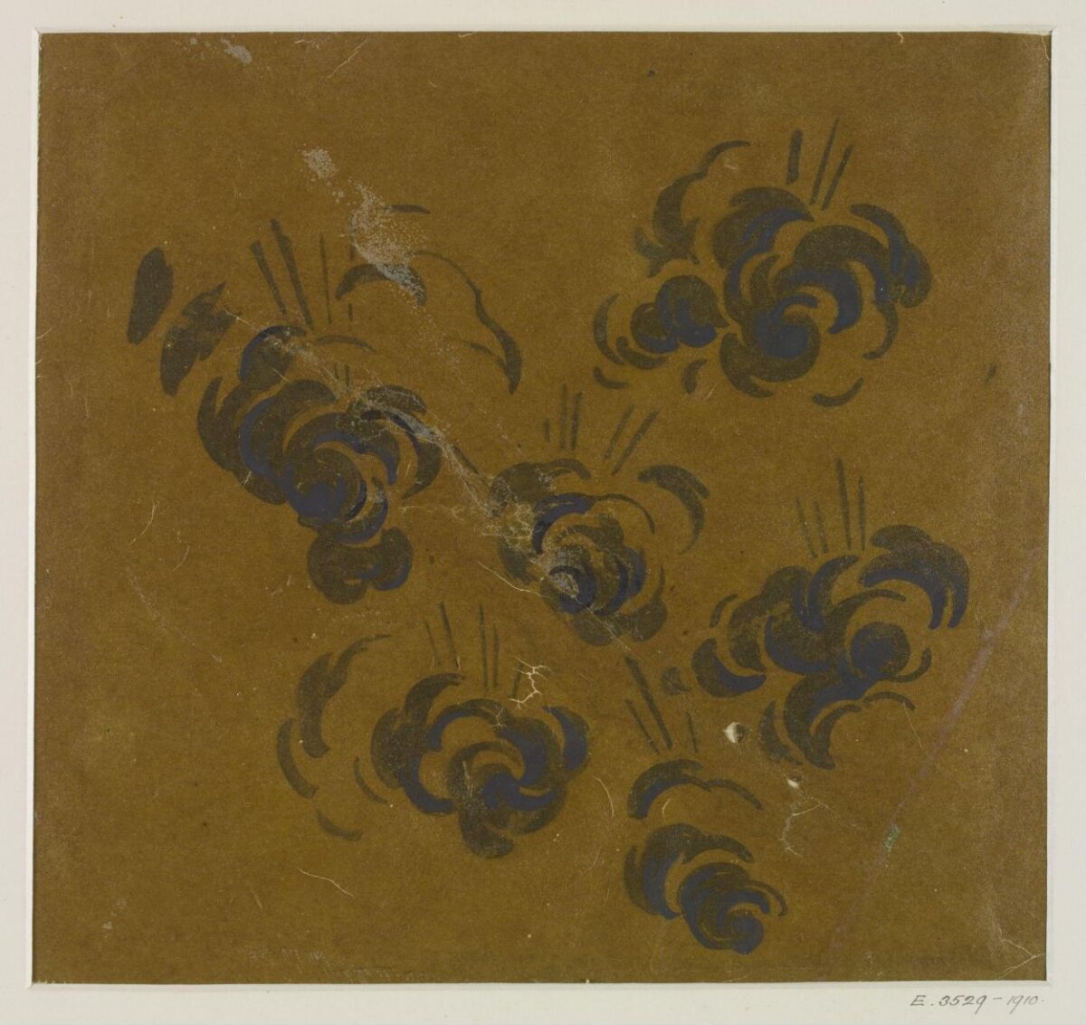 Stylized Floral Textile Pattern