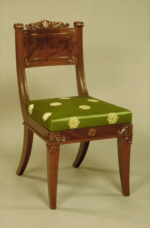 Carved Antique Wooden Side Chair