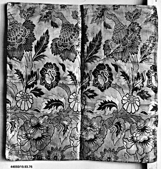 Folded Antique Floral Textile