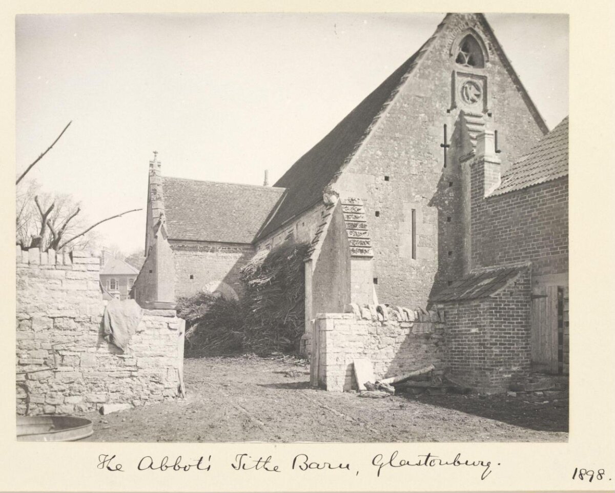 Abbot's Tithe Barn Glastonbury 1898