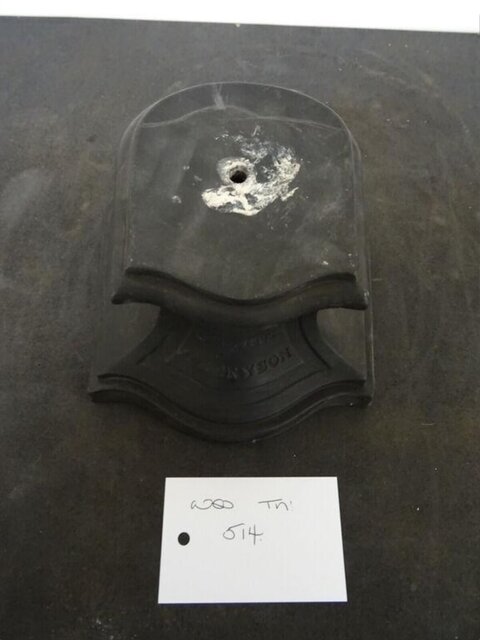 Black Curved Roof Tile Sample