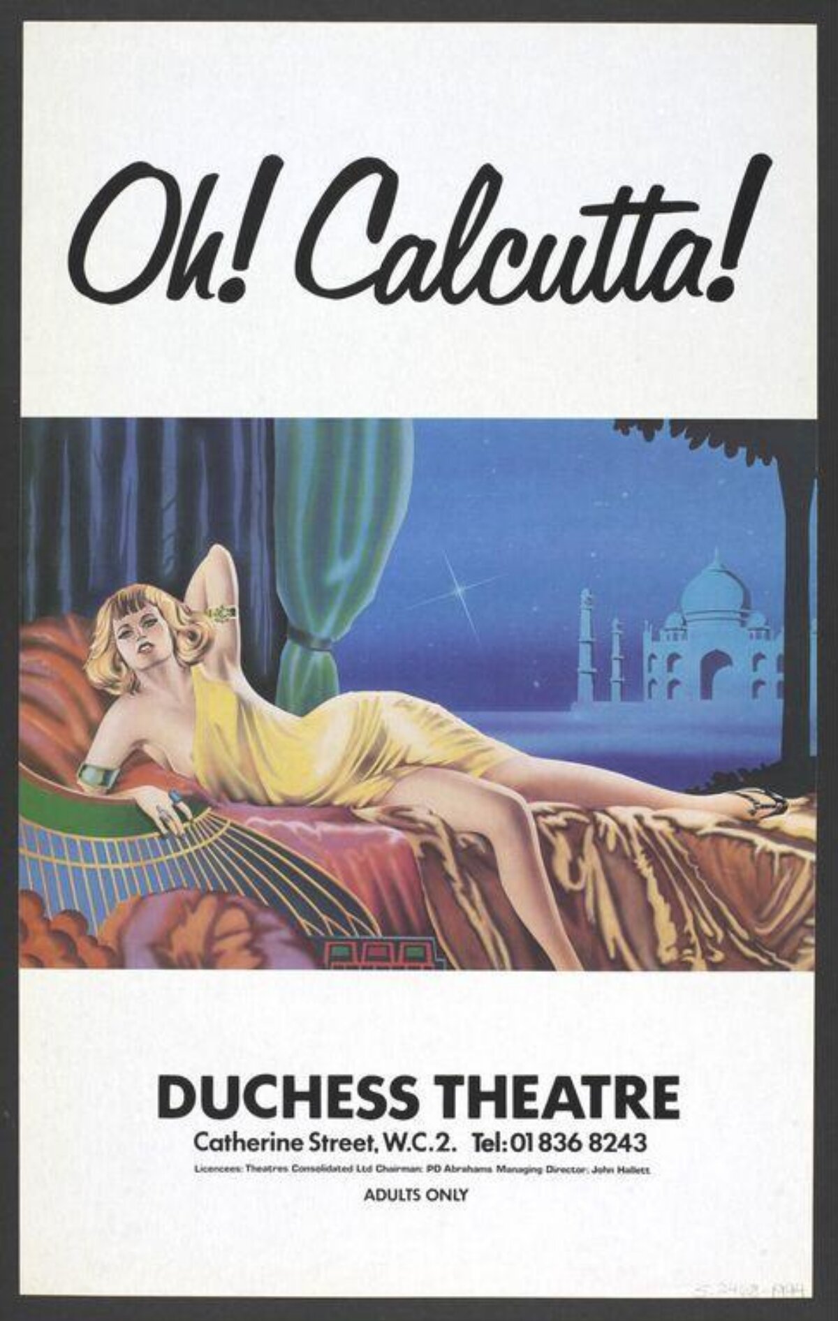 Oh! Calcutta! Duchess Theatre Poster