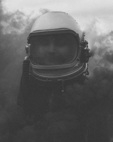 Close-up of Astronaut Helmet