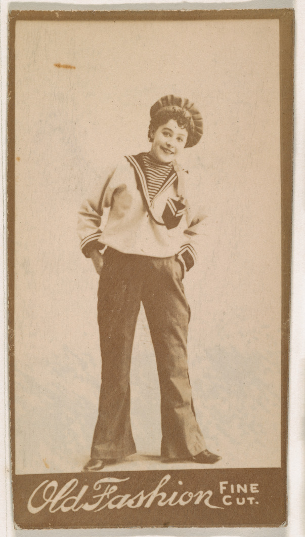 Vintage Woman Sailor Costume Portrait