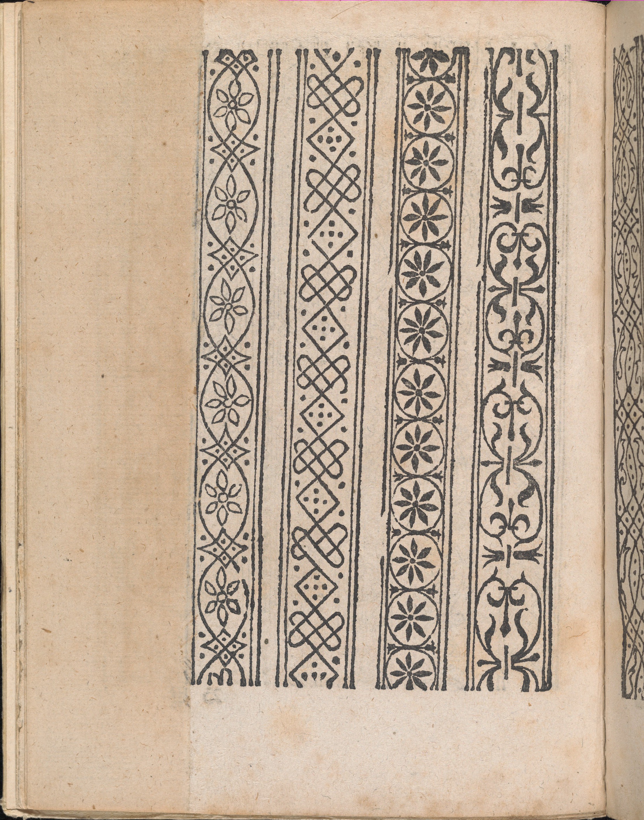 Antique Book Page Decorative Borders