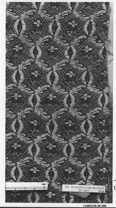 Vintage Patterned Woven Textile Sample