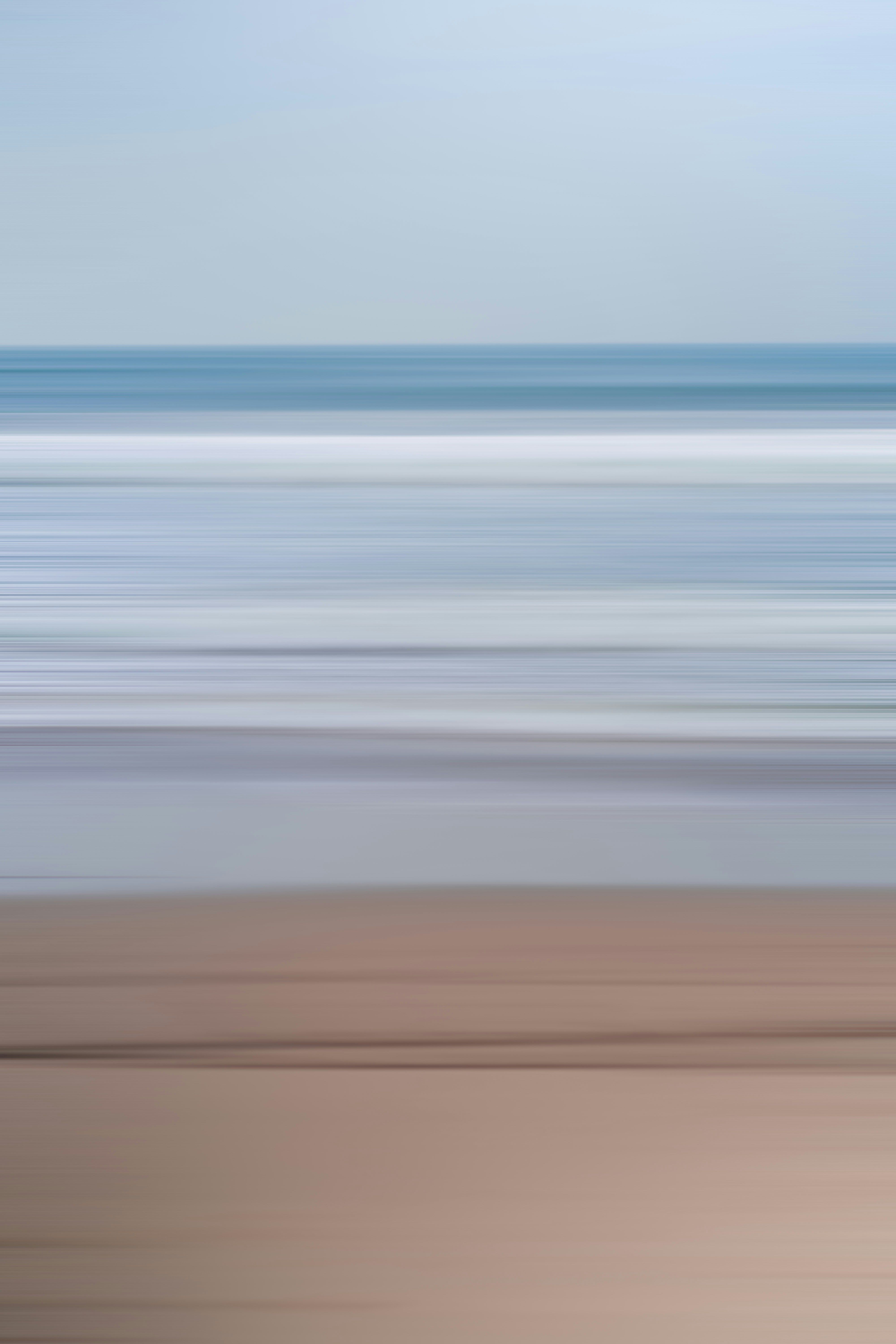Blurred Beach Seascape