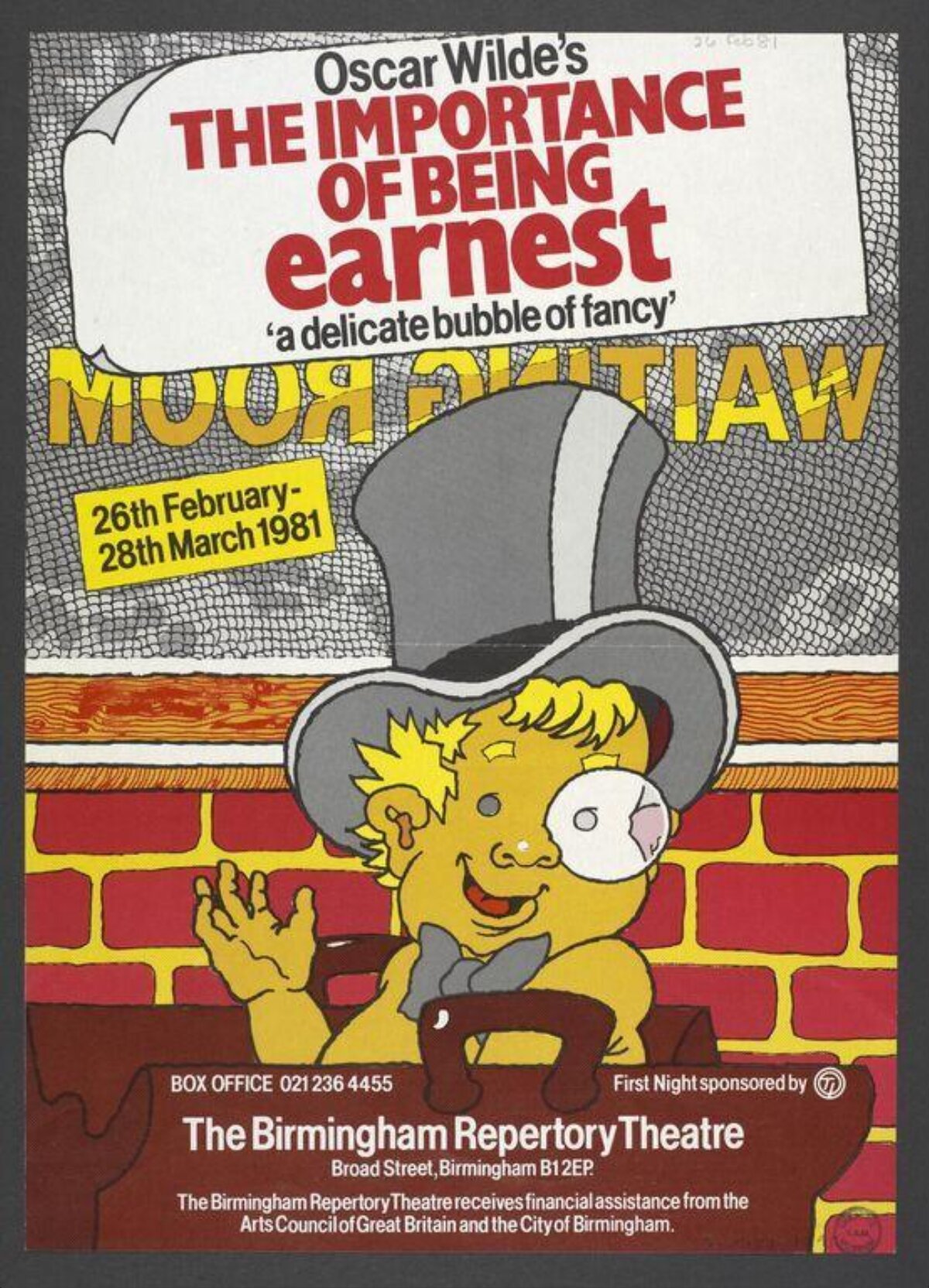 The Importance of Being Earnest Play Poster