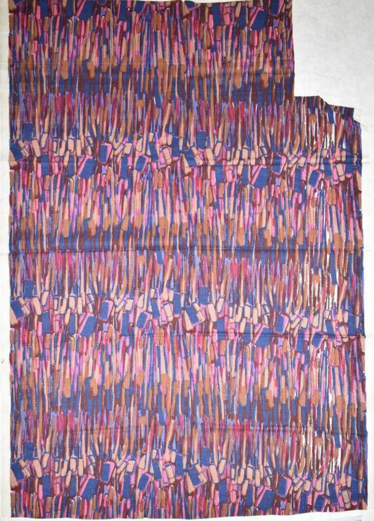 Abstract Vertical Patterned Fabric
