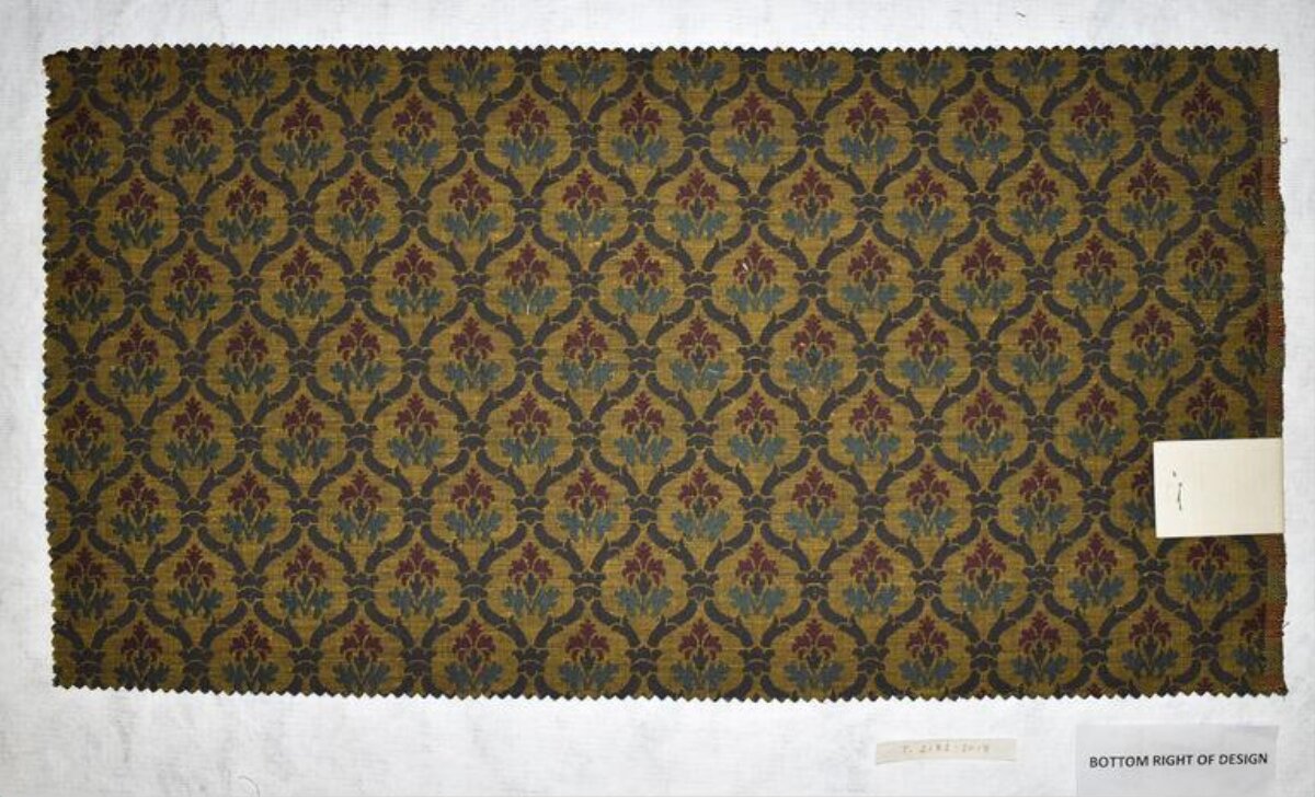 Vintage Patterned Fabric Sample