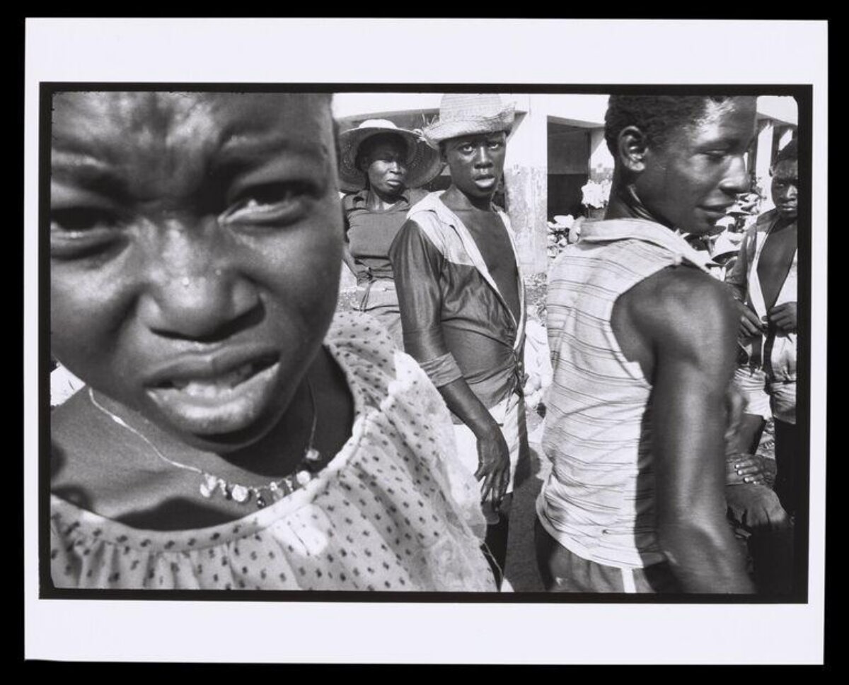 Candid Street Portrait of African People